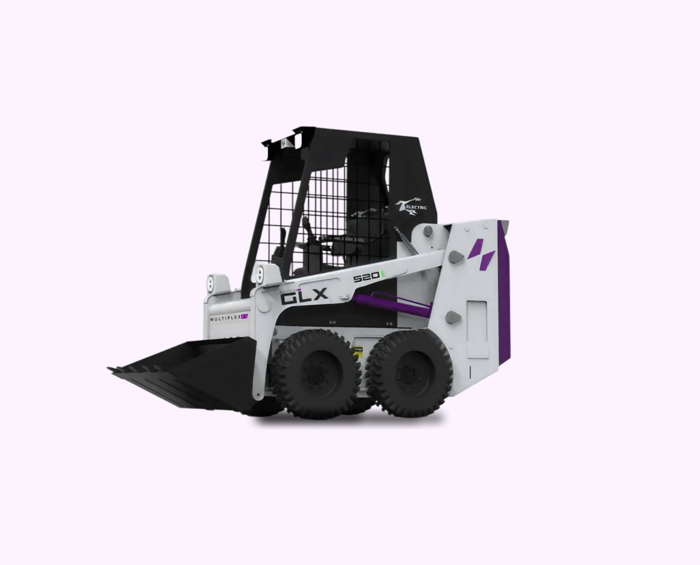 MultiplexEV | Bangalore electric skid steer loader the glx